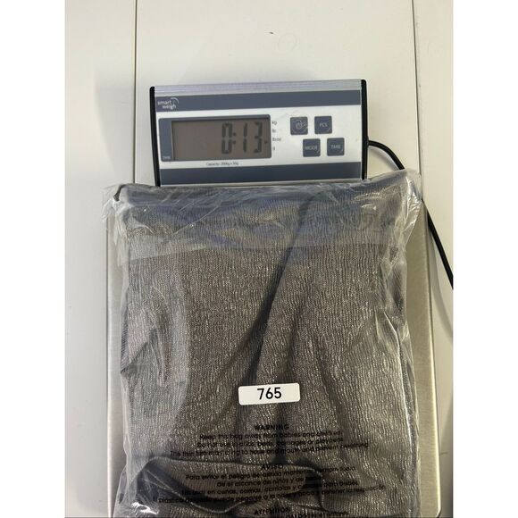 Lauren Ralph Lauren Metallic Gold Long Sleeve Faux Wrap Midi Dress Women Size 10 - Picture 12 of 12